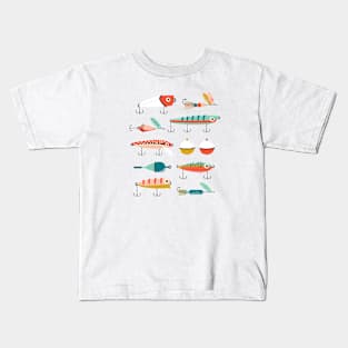 Fishing Lures Kids T-Shirt